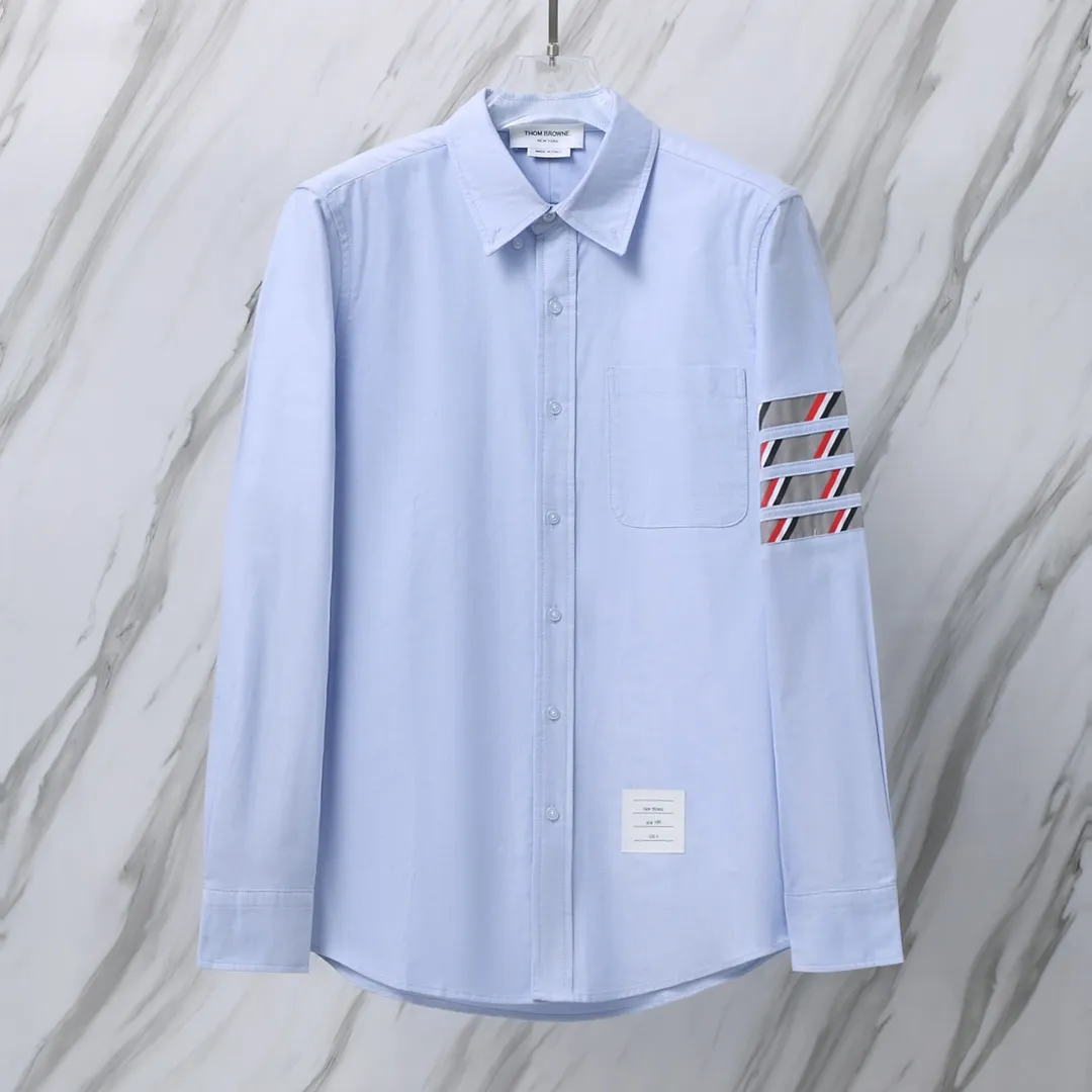 ：515（TBNew Arrival ） THOM BROWNE .TB Classic New Arrival 100% Factory Quality Same Style TB TB + + ：White/Blue Size：0/1/2/3/4